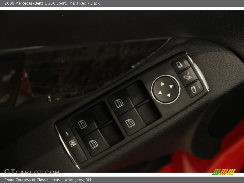 Mars Red / Black 2008 Mercedes-Benz C 350 Sport