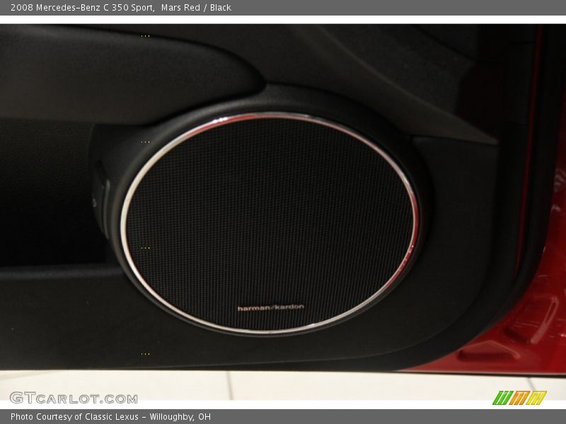 Mars Red / Black 2008 Mercedes-Benz C 350 Sport