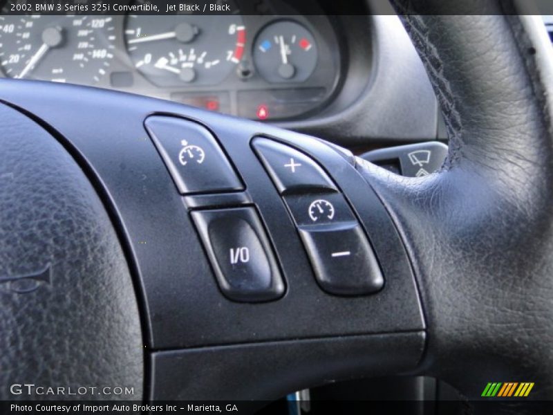 Jet Black / Black 2002 BMW 3 Series 325i Convertible