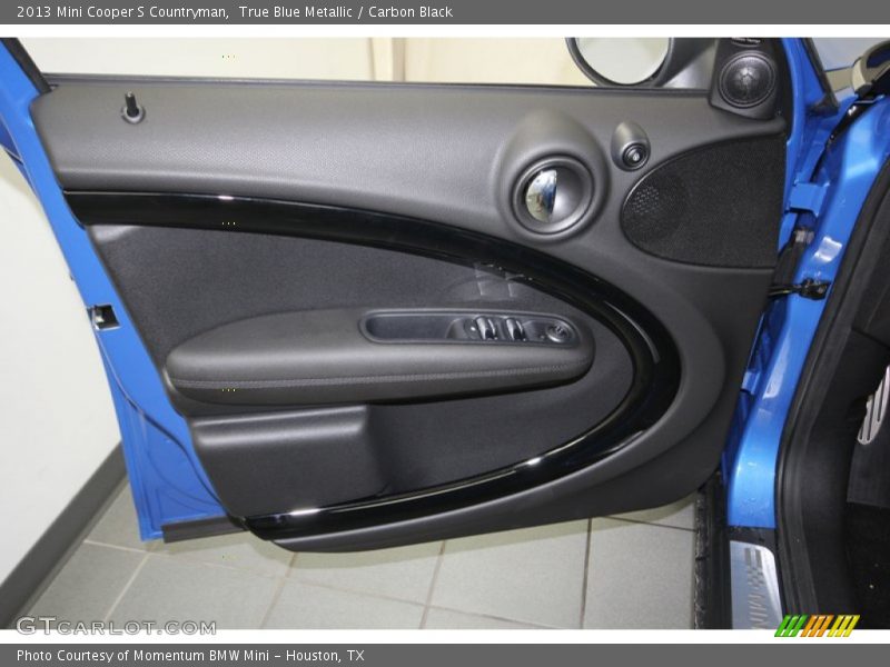 True Blue Metallic / Carbon Black 2013 Mini Cooper S Countryman