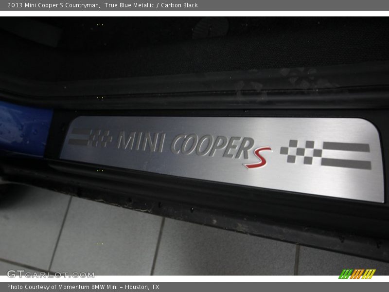 True Blue Metallic / Carbon Black 2013 Mini Cooper S Countryman