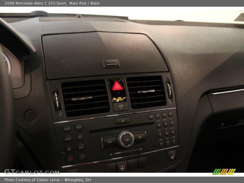 Mars Red / Black 2008 Mercedes-Benz C 350 Sport