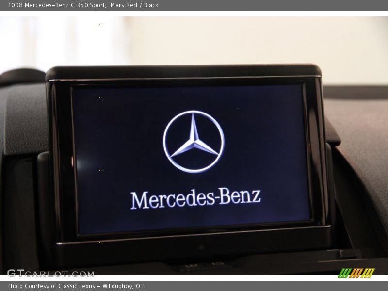 Mars Red / Black 2008 Mercedes-Benz C 350 Sport