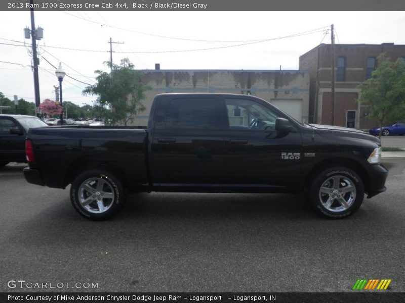 Black / Black/Diesel Gray 2013 Ram 1500 Express Crew Cab 4x4