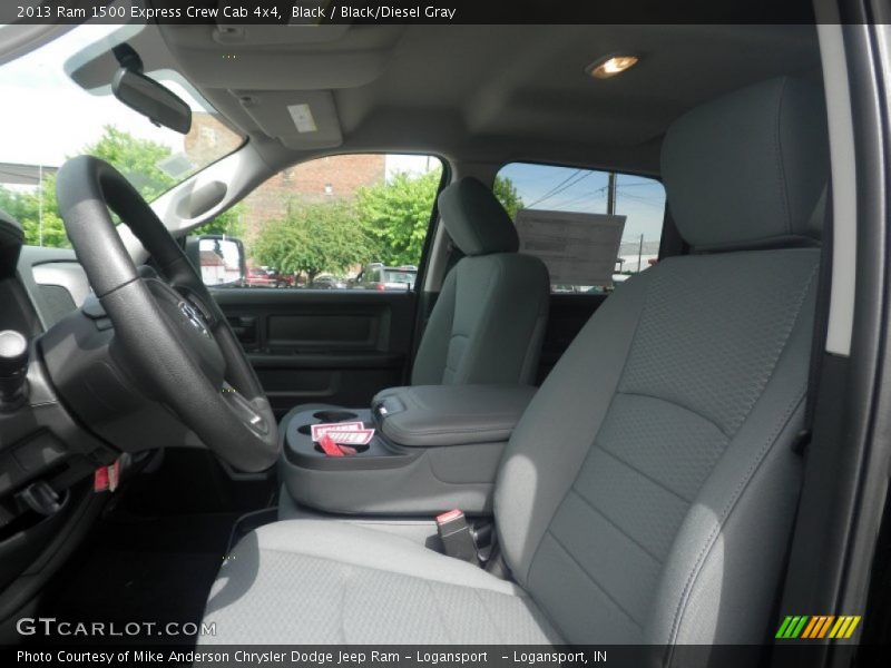 Black / Black/Diesel Gray 2013 Ram 1500 Express Crew Cab 4x4