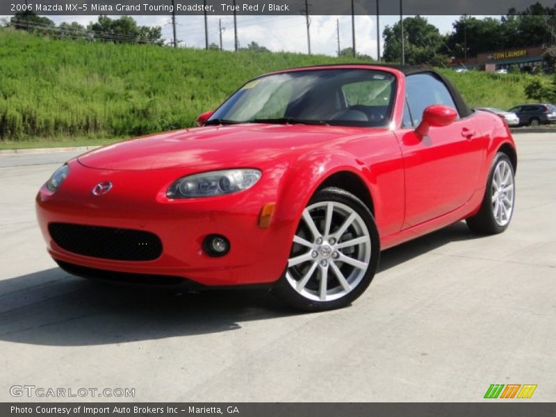 True Red / Black 2006 Mazda MX-5 Miata Grand Touring Roadster