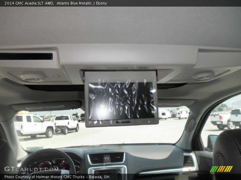 Atlantis Blue Metallic / Ebony 2014 GMC Acadia SLT AWD