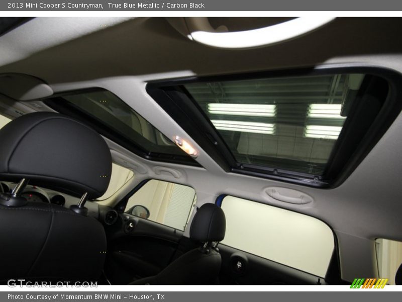 True Blue Metallic / Carbon Black 2013 Mini Cooper S Countryman