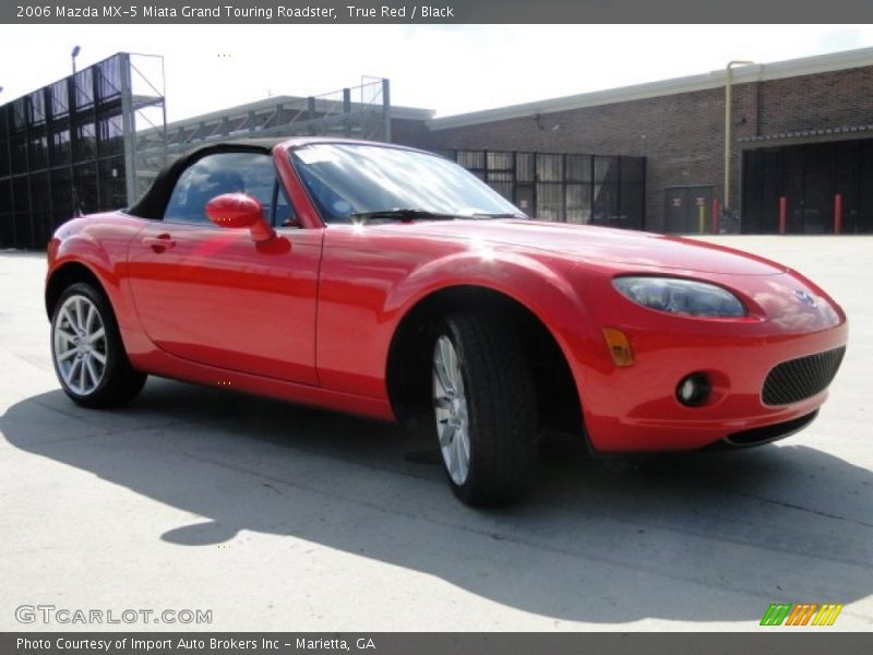 True Red / Black 2006 Mazda MX-5 Miata Grand Touring Roadster