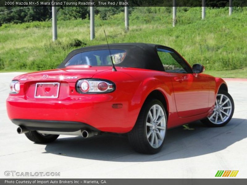 True Red / Black 2006 Mazda MX-5 Miata Grand Touring Roadster