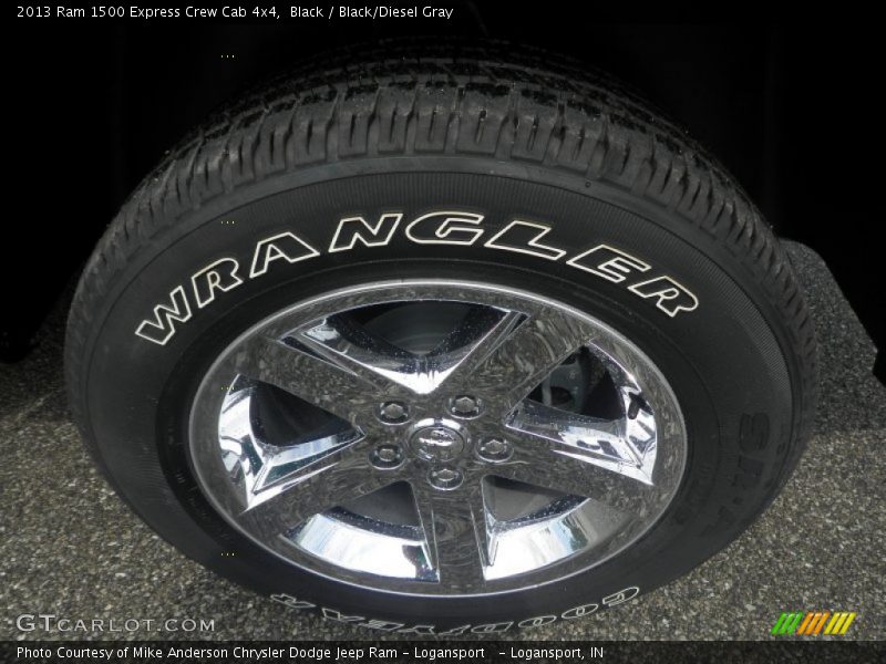 Black / Black/Diesel Gray 2013 Ram 1500 Express Crew Cab 4x4