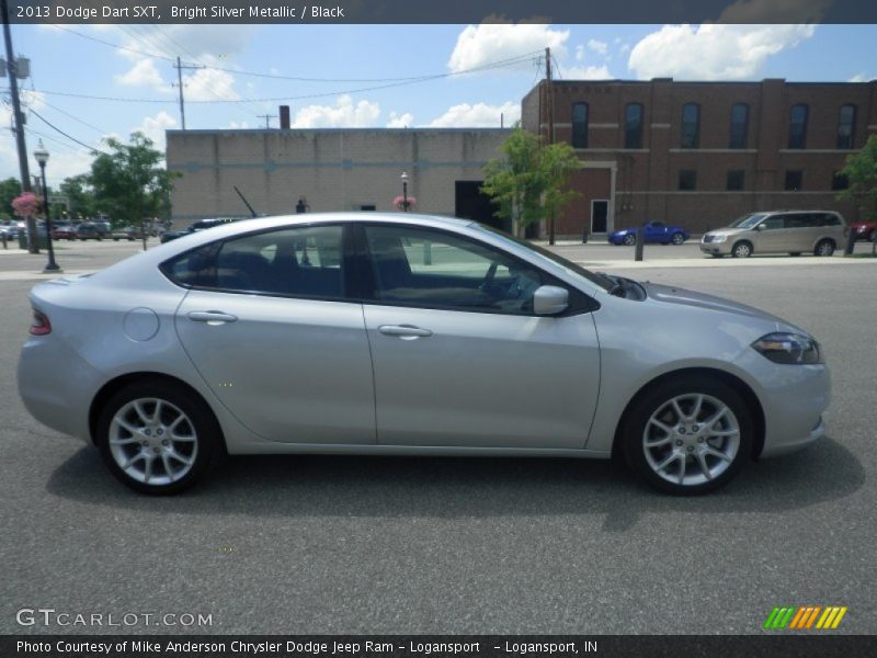 Bright Silver Metallic / Black 2013 Dodge Dart SXT