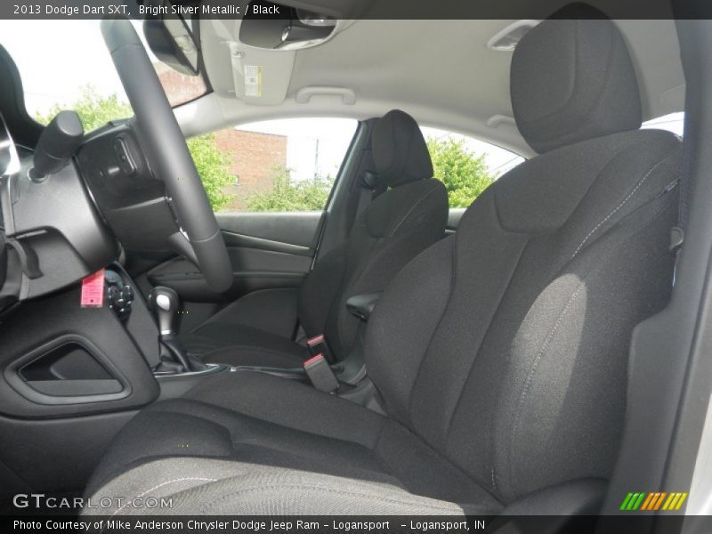Bright Silver Metallic / Black 2013 Dodge Dart SXT