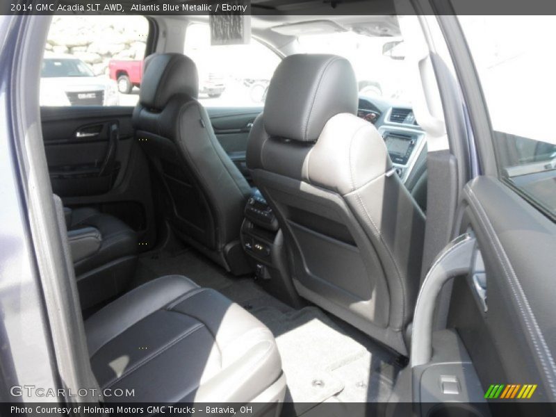 Atlantis Blue Metallic / Ebony 2014 GMC Acadia SLT AWD