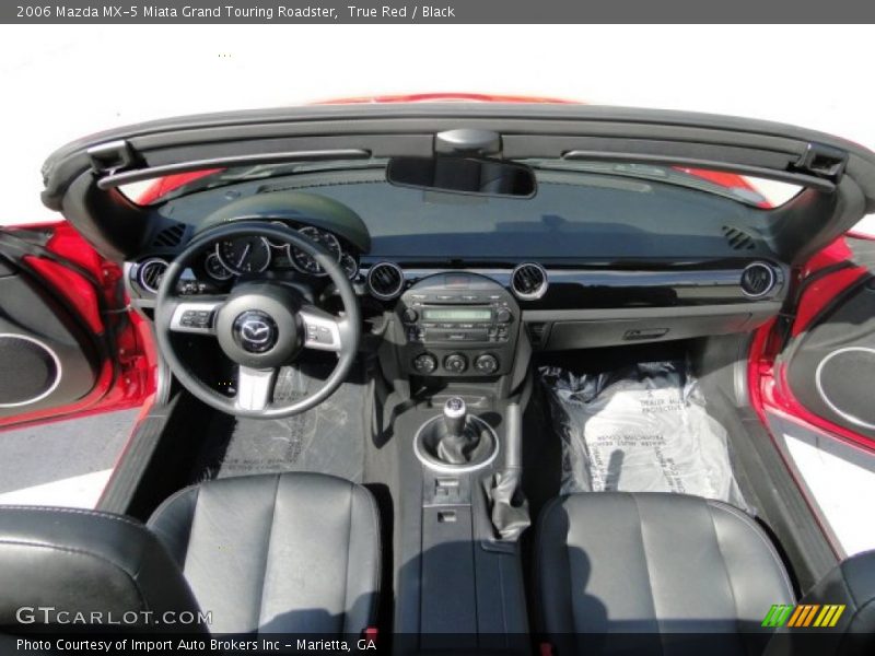 True Red / Black 2006 Mazda MX-5 Miata Grand Touring Roadster