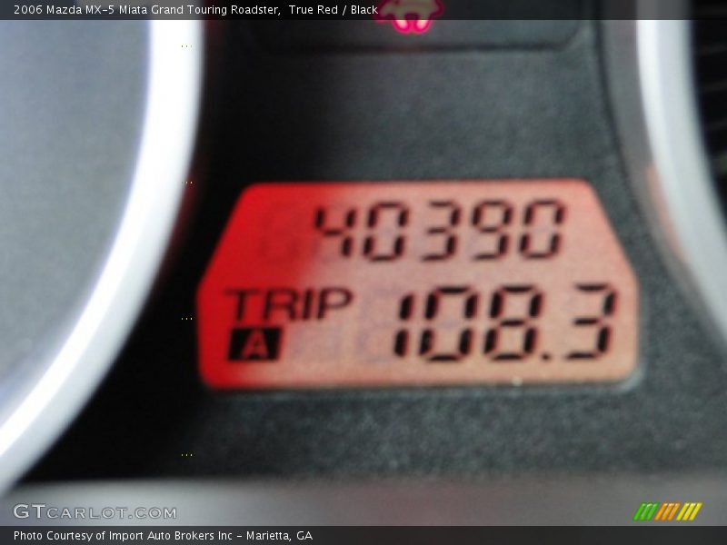 True Red / Black 2006 Mazda MX-5 Miata Grand Touring Roadster