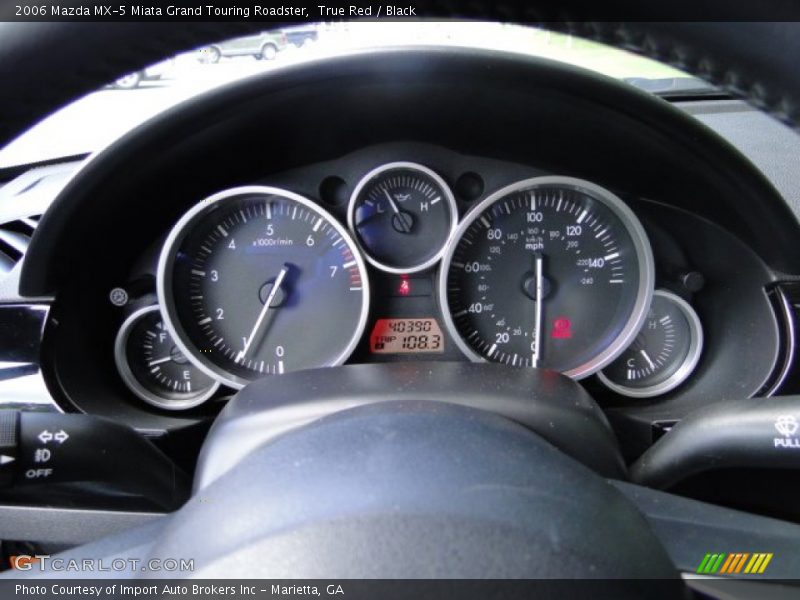 True Red / Black 2006 Mazda MX-5 Miata Grand Touring Roadster