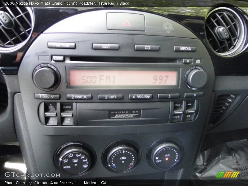 True Red / Black 2006 Mazda MX-5 Miata Grand Touring Roadster
