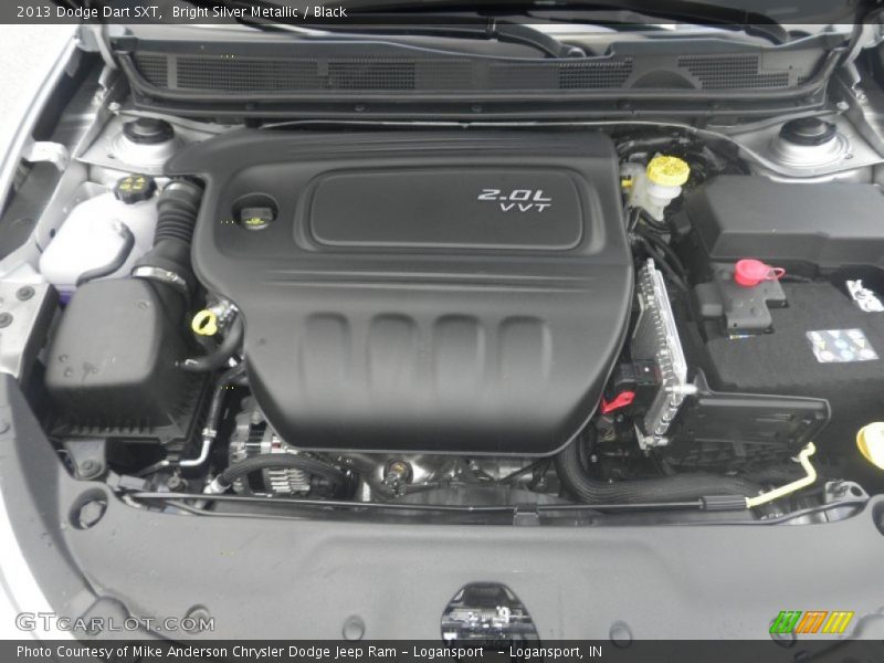 Bright Silver Metallic / Black 2013 Dodge Dart SXT