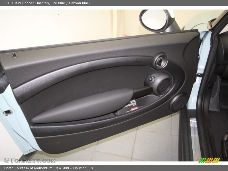 Ice Blue / Carbon Black 2013 Mini Cooper Hardtop