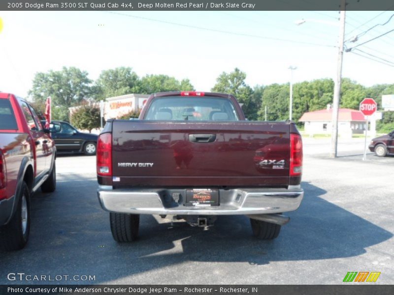 Deep Molten Red Pearl / Dark Slate Gray 2005 Dodge Ram 3500 SLT Quad Cab 4x4