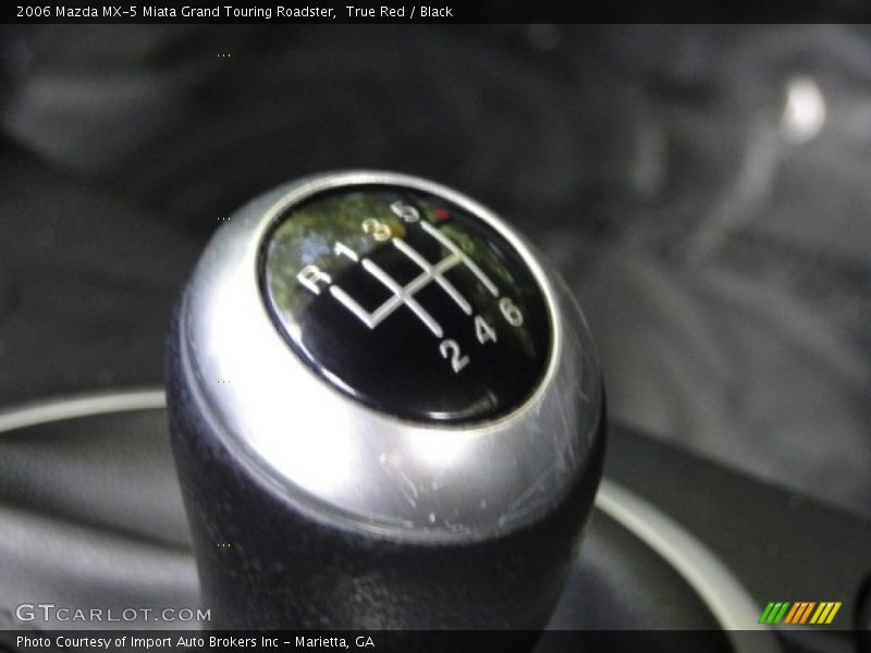 True Red / Black 2006 Mazda MX-5 Miata Grand Touring Roadster