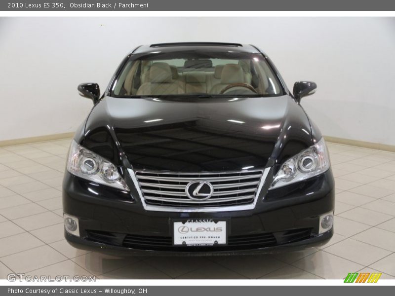 Obsidian Black / Parchment 2010 Lexus ES 350