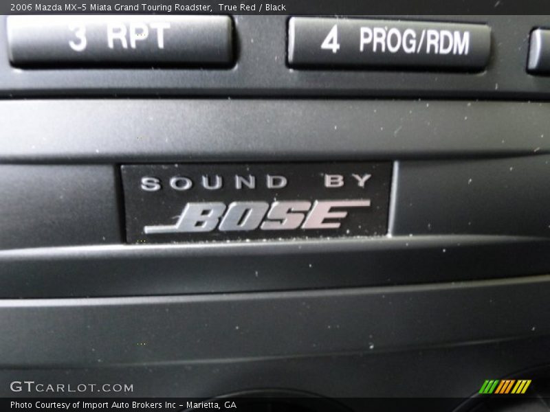 True Red / Black 2006 Mazda MX-5 Miata Grand Touring Roadster