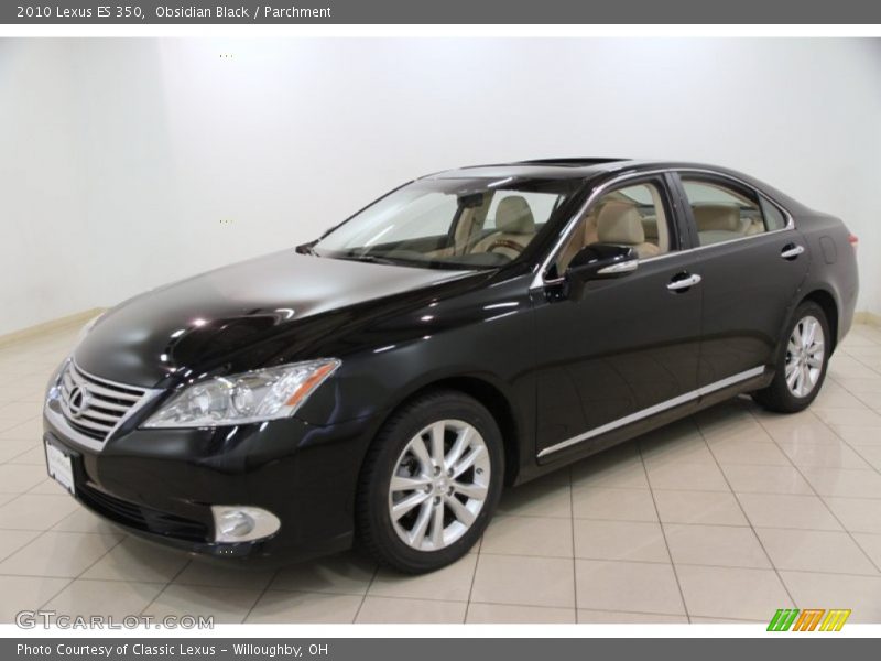 Obsidian Black / Parchment 2010 Lexus ES 350
