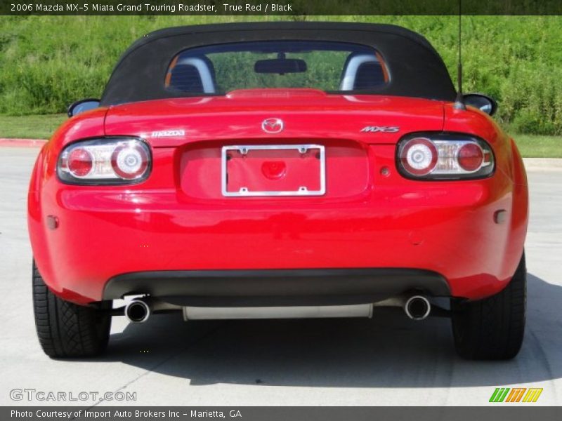 True Red / Black 2006 Mazda MX-5 Miata Grand Touring Roadster