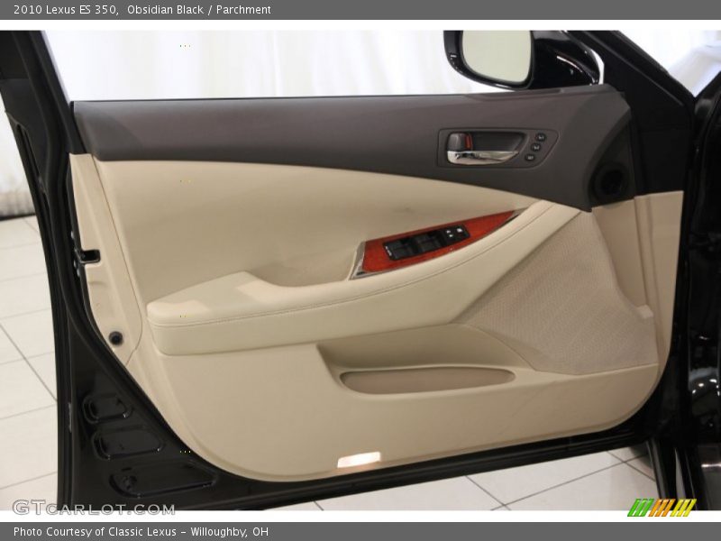 Obsidian Black / Parchment 2010 Lexus ES 350