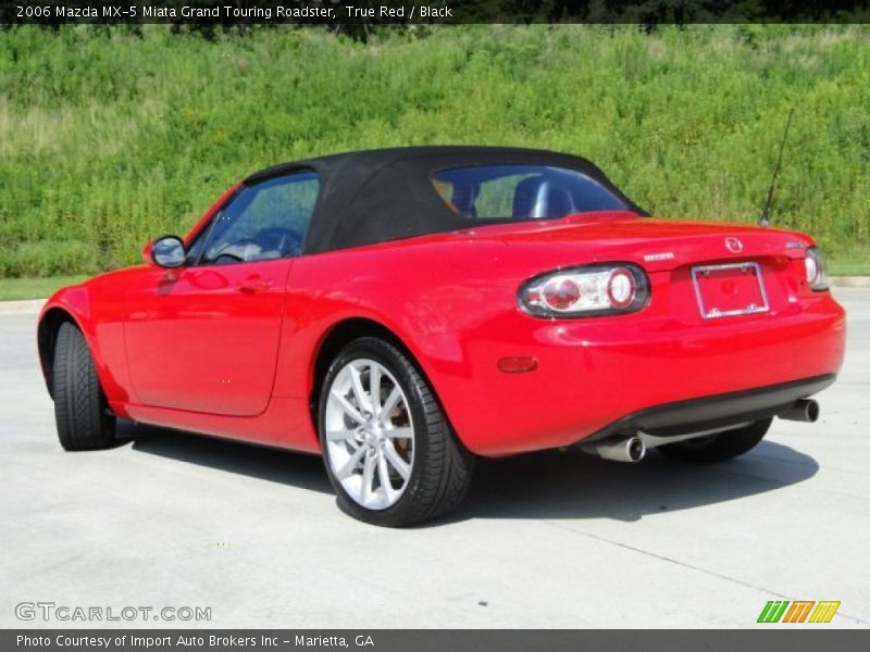 True Red / Black 2006 Mazda MX-5 Miata Grand Touring Roadster