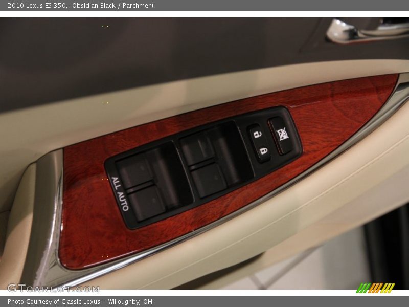 Obsidian Black / Parchment 2010 Lexus ES 350