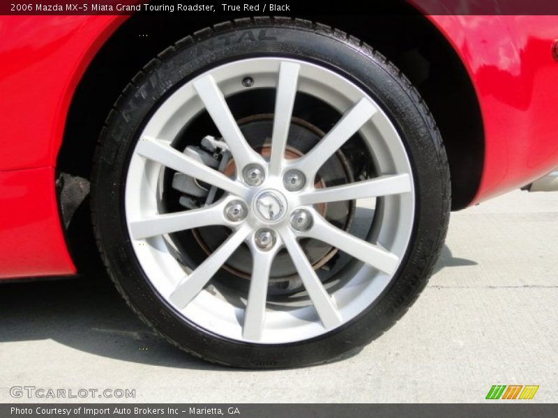 True Red / Black 2006 Mazda MX-5 Miata Grand Touring Roadster
