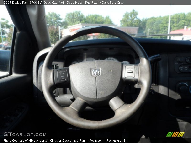 Deep Molten Red Pearl / Dark Slate Gray 2005 Dodge Ram 3500 SLT Quad Cab 4x4