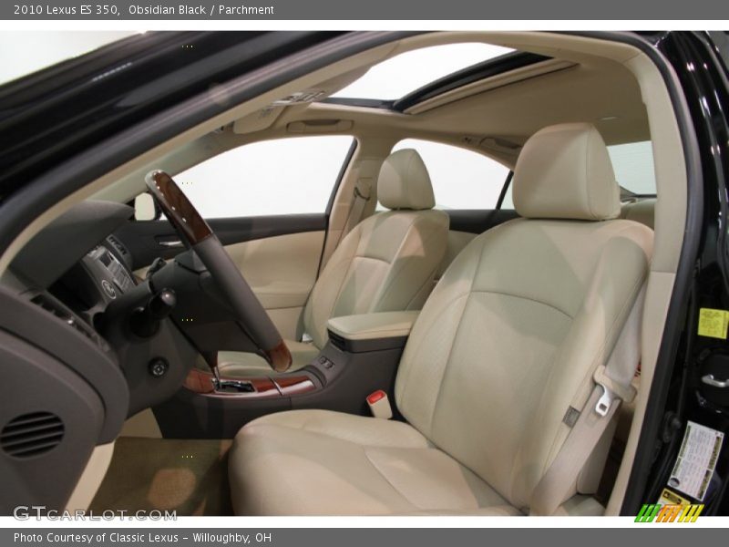 Obsidian Black / Parchment 2010 Lexus ES 350