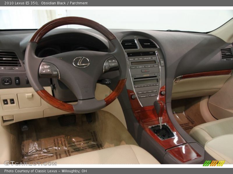 Obsidian Black / Parchment 2010 Lexus ES 350