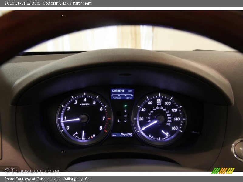 Obsidian Black / Parchment 2010 Lexus ES 350