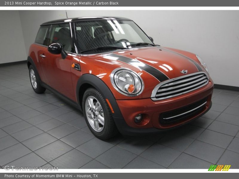Spice Orange Metallic / Carbon Black 2013 Mini Cooper Hardtop