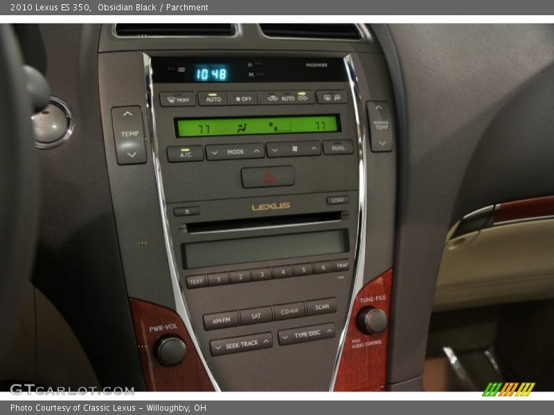 Obsidian Black / Parchment 2010 Lexus ES 350