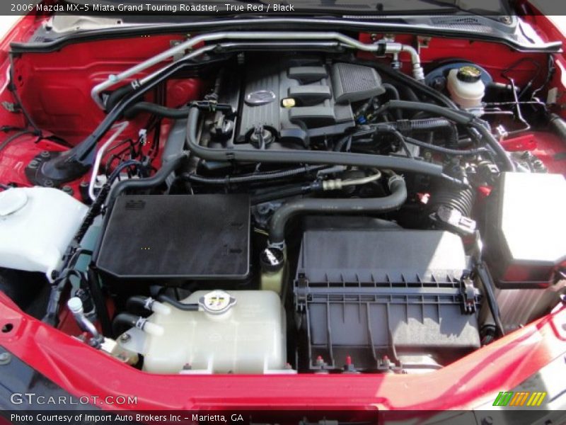 True Red / Black 2006 Mazda MX-5 Miata Grand Touring Roadster