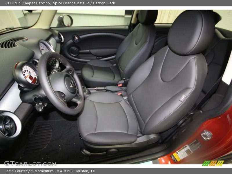 Spice Orange Metallic / Carbon Black 2013 Mini Cooper Hardtop