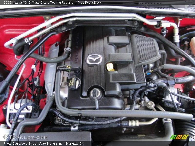 True Red / Black 2006 Mazda MX-5 Miata Grand Touring Roadster