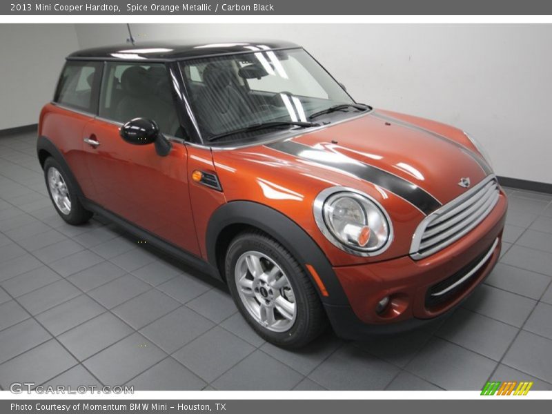 Spice Orange Metallic / Carbon Black 2013 Mini Cooper Hardtop