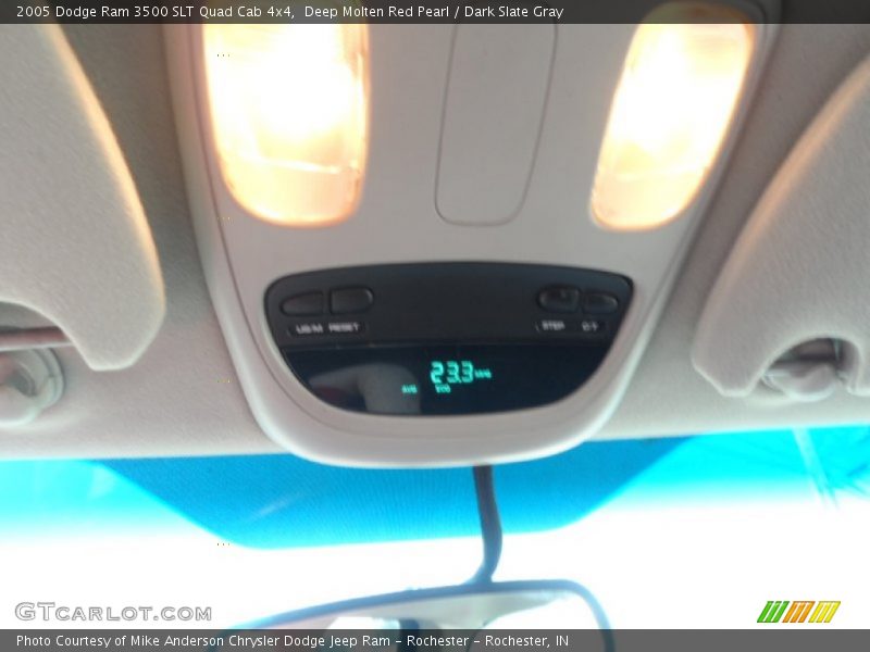 Deep Molten Red Pearl / Dark Slate Gray 2005 Dodge Ram 3500 SLT Quad Cab 4x4