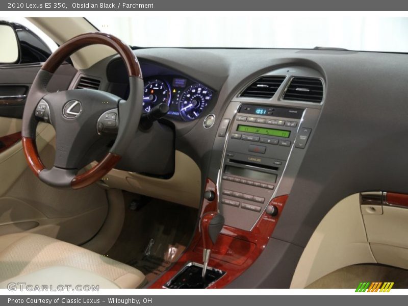 Obsidian Black / Parchment 2010 Lexus ES 350