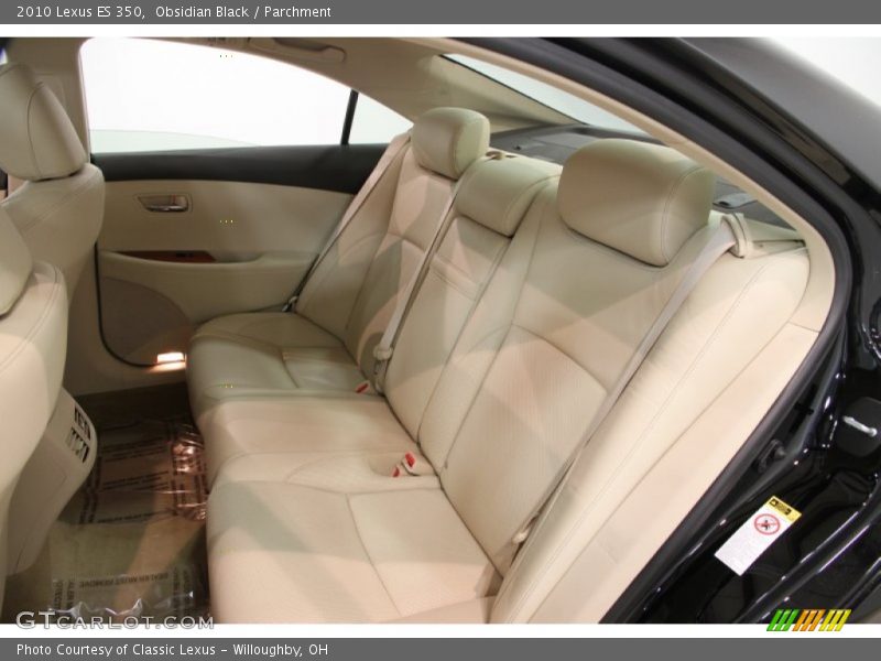 Obsidian Black / Parchment 2010 Lexus ES 350