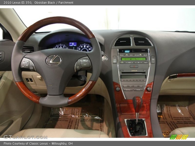 Obsidian Black / Parchment 2010 Lexus ES 350