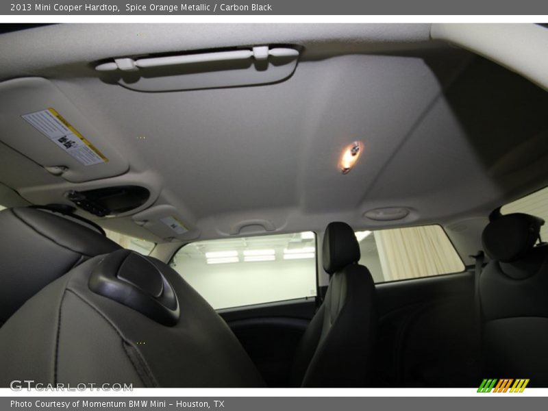 Spice Orange Metallic / Carbon Black 2013 Mini Cooper Hardtop
