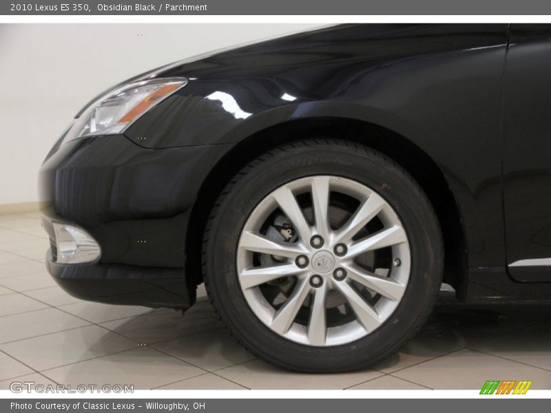 Obsidian Black / Parchment 2010 Lexus ES 350